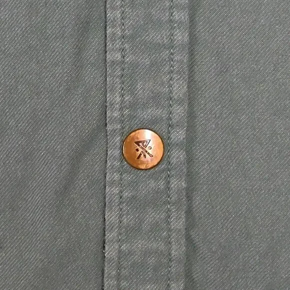 Roark Green Casual Button Down Shirt - Picture 6 of 10